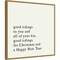 Good Tidings by Amanti Art Portfolio 22-in. W x 22-in. H. Canvas Wall Art Print Framed in Gold